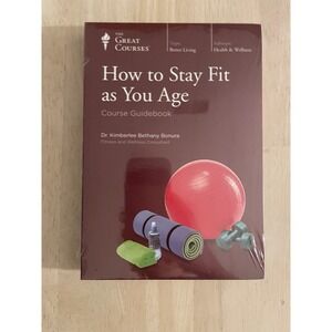 The Great Courses How to Stay Fit as You Age DVD Set Dr. Kimberlee Bonura